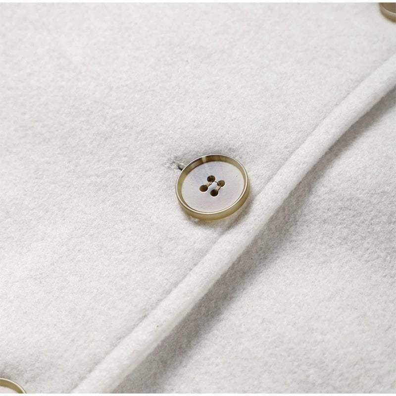 Elegant Wool Cropped Jacket